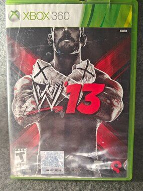 WWE ‘13 Xbox 360 PREOWNED Complete Tested Disc Case Manual